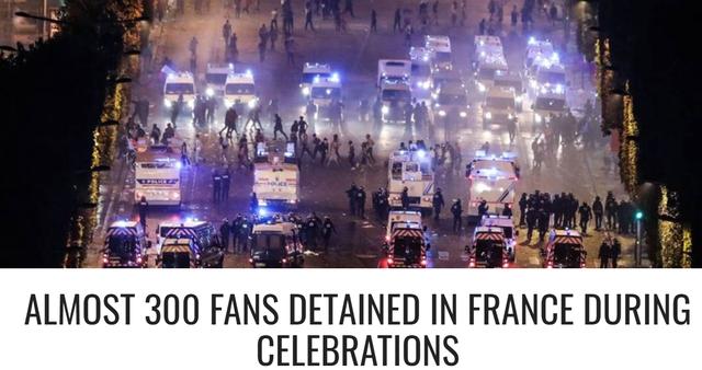 法国夺冠庆祝骚乱被平定