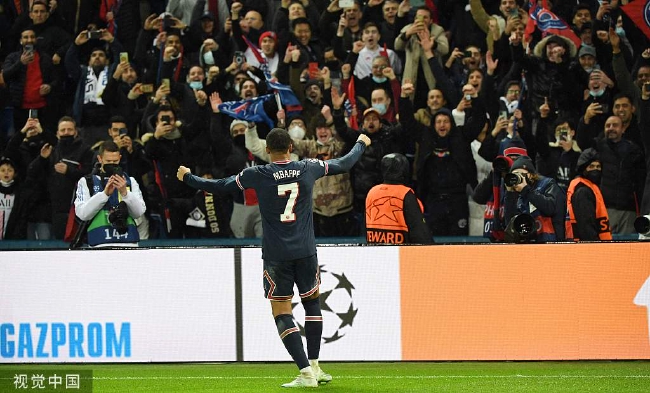 欧冠-姆巴佩绝杀 梅西失点球 巴黎主场1-0胜皇马